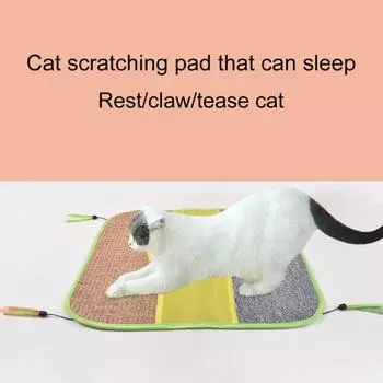 Когтеточка для кошек, устойчивая к царапинам, заточка ногтей, когтеточка для домашних животных, интерактивная игрушка, защита для мебели, товары для домашних животных