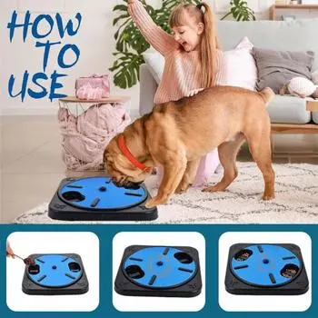 Когтеточка для собак, многофункциональная пилочка для ногтей, дозатор для медленного кормления, дрессировка, очистка чёрный