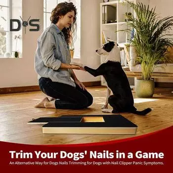 Когтеточка для собак, выдвижная когтеточка для когтей, регулируемая пилочка для ногтей, доска для стрижки, игрушка-когтеточка для домашних животных мелких, средних и крупных пород S