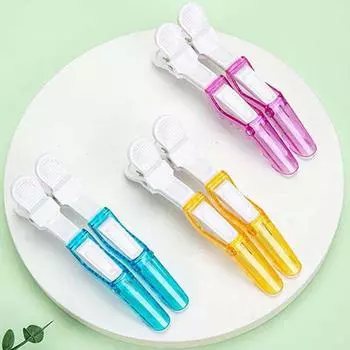 Когти Зажимы-крокодилы Зажимы-утконосы Шпильки-разделители Инструменты для укладки волос Зажимы-аллигаторы белый