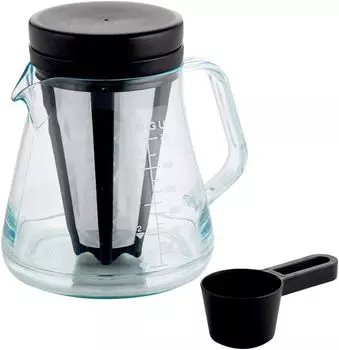 KOGU Coffee Tools Небьющийся кофейный сервиз 700 мл с фильтром для холодного заваривания для посудомоечной машины в микроволновой печи с ледяным кофе Тритановый капельный фильтр Tsubame Sanjo Shimomura