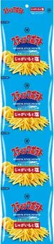 Koikeya 4 палочки картофеля и соль 48 г x 12 пакетиков картофеля, оранжевый