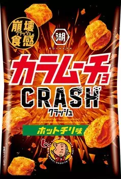 Koikeya Columno Crush со вкусом острого перца чили 40 г x 12 пакетиков