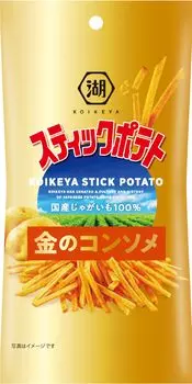 Koikeya Slim Bag Stick Potato Golden Consomme 34 г x 24 пакета