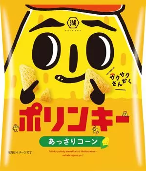 Koikeya Small Bag Polinky Light Corn 18 г x 24 пакета жёлтый
