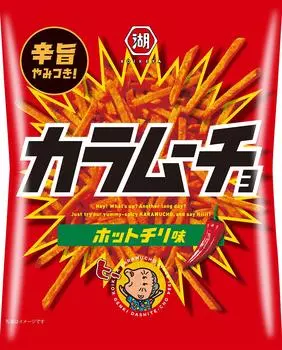 Koikeya Stick Columnoucho со вкусом острого перца чили 97 г x 12 пакетиков красный