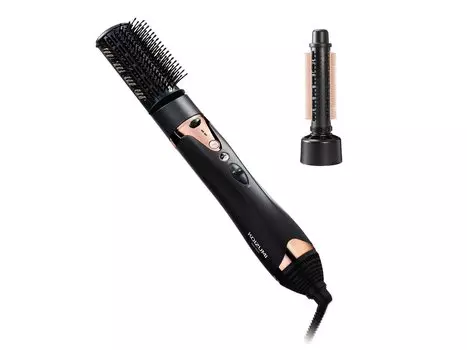 Koizumi Curling Negative Large Air Automatic 2 типа черных волос Фен, ионизация, объем, 1000 Вт, переключение горячий/холодный воздух, щетки, набор, KHC-5040/K