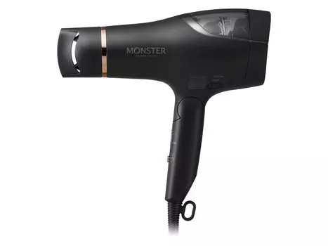 Koizumi Hair Dryer Large Air Quick Automatic Negative Black Monster, Volume, Drying, Hot/Cold Switching, Ion, KHD-W905/K