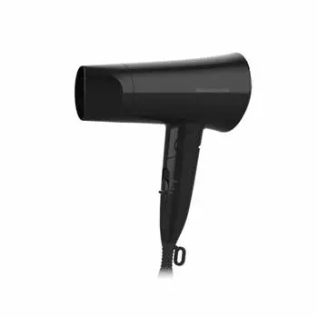 Koizumi Hair Dryer Monochrome Lightweight Compact Folding Mini Negative Ion Black KHD-1392/BK