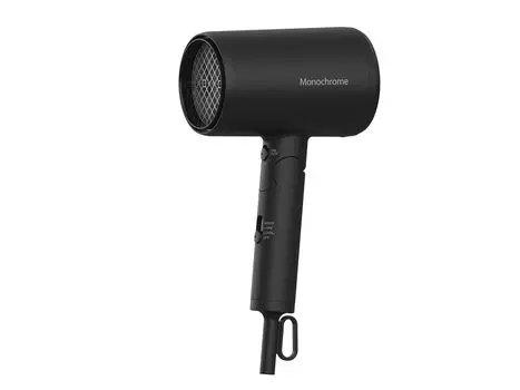 Koizumi Hair Large Air Quick Low Temperature Negative Black Фен, Монохромный, Объем, Сушка, Режим, Складной, Ионизация, KHD-9532/BK