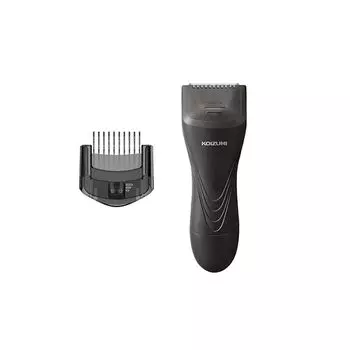 Koizumi leg hair trimmer 3 levels of length adjustment battery operated men s charcoal gray KMC-0631/H