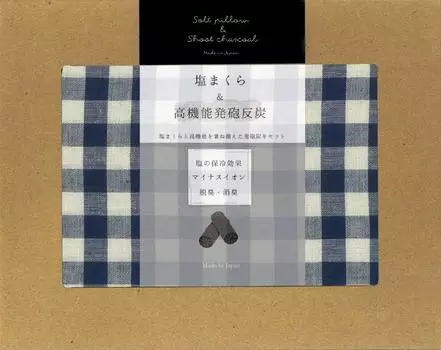 Koji Company Good Sleep Goods Navy 20 x 30 см Подушка Salt Высококачественная пена Charcoal Check 189006