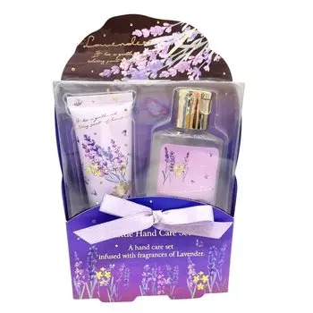 Koji Company Little Hand Care Set Lavender Gift Box Hand Cream 20ml Hand Gel 60ml Set 172523
