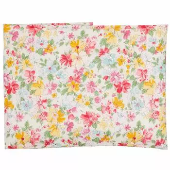 Koji Company Salt Pillow Fleurette 30cm x 20cm Made in Japan White 140056