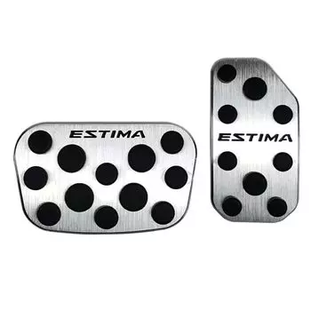 KOKATO Compatible Toyota Estima 50 Series Aluminum Pedal Cover, Brake Pedal, No Tools Required, Estima 50 series