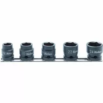 Koken Socket Impact Short Socket Rail Set 1/2(12.7mm)SQ. RS14401MS/5