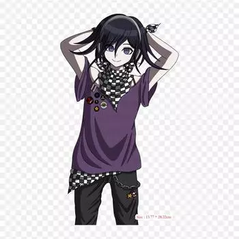 Kokichi Ouma Edit Danganronpa V3 Killing Harmony Kokichi Oma наклейка с принтом на одежде DIY термонаклейки для футболок патч утюг на переносе патч