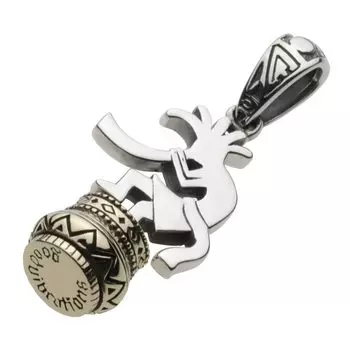 Kokopelli Chess Pendant fp0427 [Figmart] [Silver Accessory]