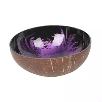 Кокосовая чаша контейнер ключ для хранения конфет сухие закуски ключи прихожая стол фрукты синий