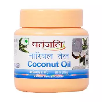 Кокосовое масло (200 мл), Coconut Oil, Patanjali 13.078125