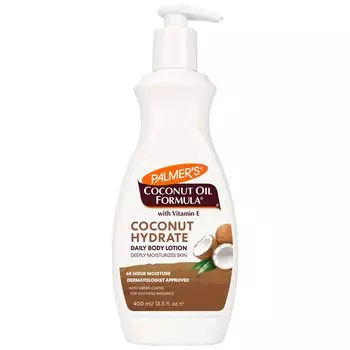 Кокосовое масло Кокосовое масло Помпа для тела Palmer s Formula, Лосьон, Бутылка, 13,5 унций.