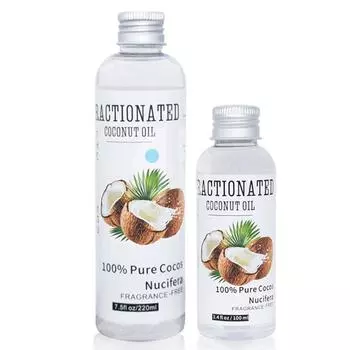 Кокосовое масло, массажное масло, увлажняющий крем для тела, лица, питательное эфирное масло, косметика, продукт для ухода за кожей лица, массажное масло для всего тела 220ml