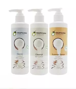 Кокосовый лосьон для кожи Tropicana(без парабенов) ozone 200ml