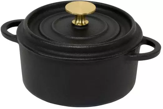 Кокотница 14см чёрный