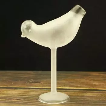 Коктейльные бокалы в форме птицы, чашки, прозрачные бокалы для вина, виски, пива, стеклянные кружки, аксессуары для домашнего бара