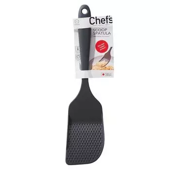 KOKUBO Chef Tool Ложка для жарки Easy Grip, не содержащая бисфенола А, черная