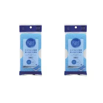 KOKUBO Губка для тела жесткая, 2 шт. в упаковке — японское антибактериальное средство для ванны и душа для мужчин и женщин, освежающая пена