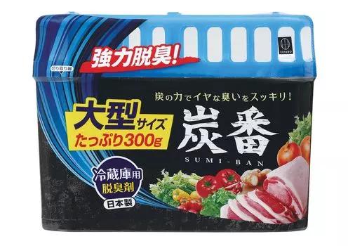 Kokubo мощный дезодорант древесный уголь для холодильника большой размер 300 г
