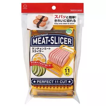 KOKUBO Spam Slicer Проволока из нержавеющей стали (8мм) Мягкий резак без бисфенола А оранжевый