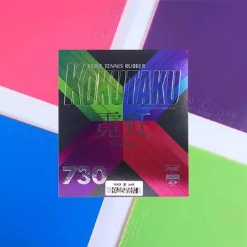KOKUTAKU NEON 730 TOKYO Накладка для настольного тенниса Цветная полулипкая наступательная высокоэластичная губка для пинг-понга красный