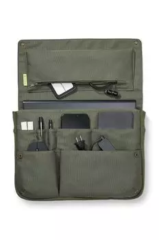 KOKUYO bag-in-bag computer bag 13.3 inches 14.0 inches clutch bag A4 horizontal business BIZRACK olive green Kaha-BRB130DG