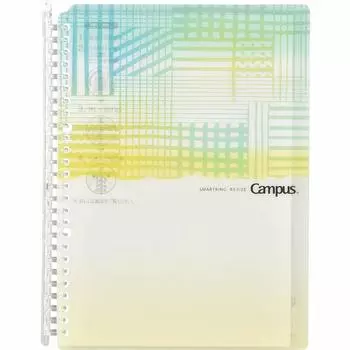 KOKUYO Binder Note Canvas Smart Ring B5 60 Pieces Limited Pastel Shape Check Le-SP706-L1-2
