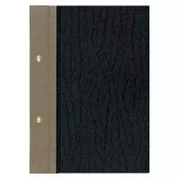 KOKUYO Binding Cover A A5 Vertical 2 Holes Back Cloth Cloth Paste Set of 10 2-6 Paste/Cover чёрный