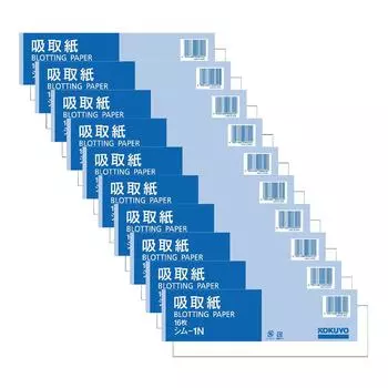 KOKUYO Blotting Paper Size 60X227mm 16 Sheets 10 Pack Set Shim-1NX10