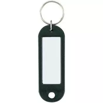 KOKUYO Брелок для ключей в виде бирки черного цвета 50 шт.