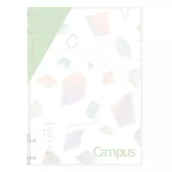 KOKUYO Campus Binder that can be used like a notebook B5 2X2 ring limited mineral color pistachio green Ru-NP704-L1LG
