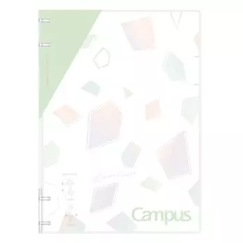 KOKUYO Campus Binder that can be used like a notebook B5 2X2 ring limited mineral color pistachio green Ru-NP704-L1LG