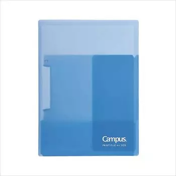 KOKUYO Campus Easy to Review Print File Blue Fu-CE755B
