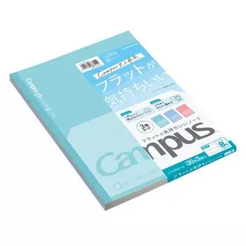 KOKUYO Campus Flat Feels Good Note Dot B Ruled B5 3 Color Pack NO-FL3CBTX3