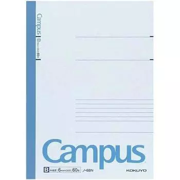 KOKUYO Campus Note 6 мм 60 листов x 5 книг Semi-B5 B-линовка