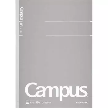 KOKUYO Campus Note Adult Campus Plain B5 40 Sheets No-4W-M серый