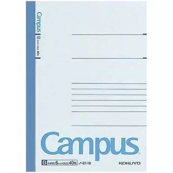 KOKUYO Campus Note B6 B-линовка 6 мм 40 листов x 5 книг