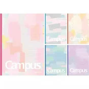 KOKUYO Campus Note Dot A 7mm ruled semi-B5 30 sheets 30 lines 5 books 5 books Acrylic Palette Limited Imported from Japan (NO-3CATN-L38X5)