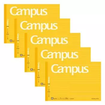 KOKUYO Campus Note Dotted 7 мм половинный размер B6 набор из 5 книг в линейку А № 293ATX5SET