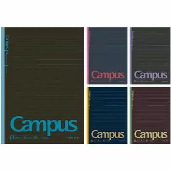 KOKUYO Campus Note Limited B5 Pack Dot линованная B линованная черная цветная 5-книга No-3CDBTNX5