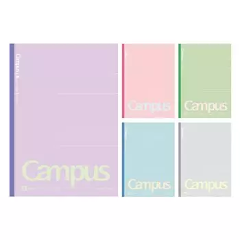 KOKUYO Campus Note Limited Positive Smoky Dotted 30 листов 5-цветная упаковка Semi-B5 A-line NO-3CATN-L40X5
